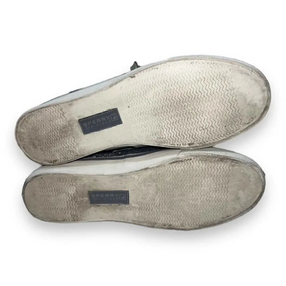 Sperry Top-Sider‎ Acklins Charcoal/Silver Glitter 9302084 Women's 7.5